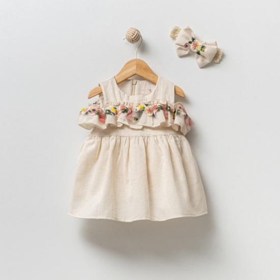 Emma Keten Kız Bebek Elbise